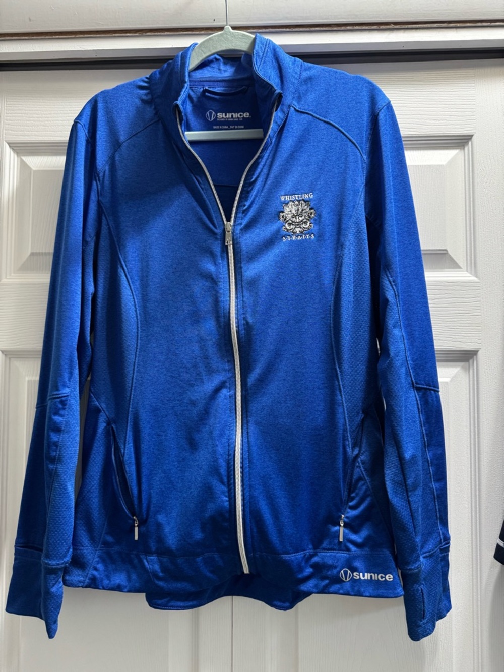 Sunice Blue Full-Zip Athletic Jacket